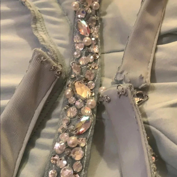 Jodi Kristopher Mint Green Gown *as is” - Picture 4 of 7